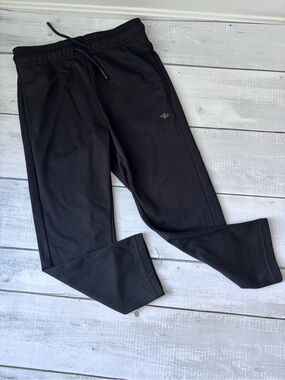 Athletic Works Black Kids Jogger Sweatpants with Drawstring